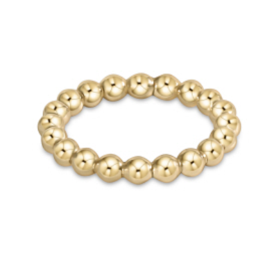 Classic Gold 3mm Bead Ring