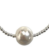 Beaded Lola Chain - Silver Filled