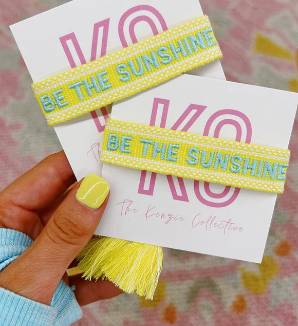 Be the Sunshine Tassel Bracelet