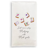 Mahjong with my Girls Hand Towel