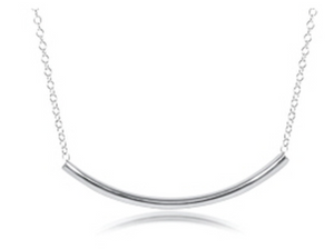 16" Necklace Sterling- Bliss Bar Sterling