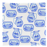 Blue & White Square