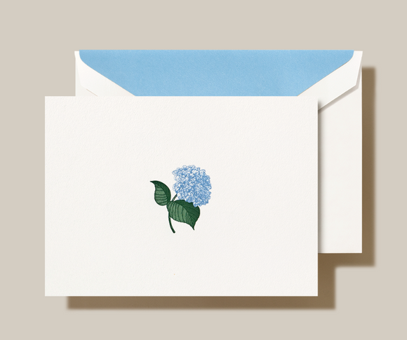 Blue Hydrangea Note