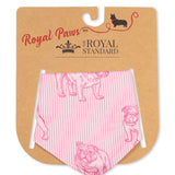 Bulldog Stare Dog Bandana - Pink