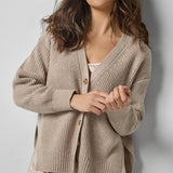 Relaxed Side Vent Cardigan