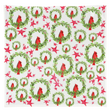 Cardinal on Wreath Kitchen Square SQ314
