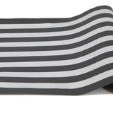 Chalkboard Silver Classic Stripe Runner