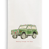 Christmas Bronco Dish Towel D1012