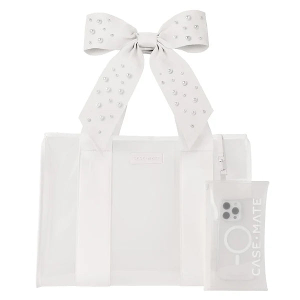 Jelly Bow Tote with Phone Pouch