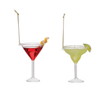 Glass Cocktail Ornament