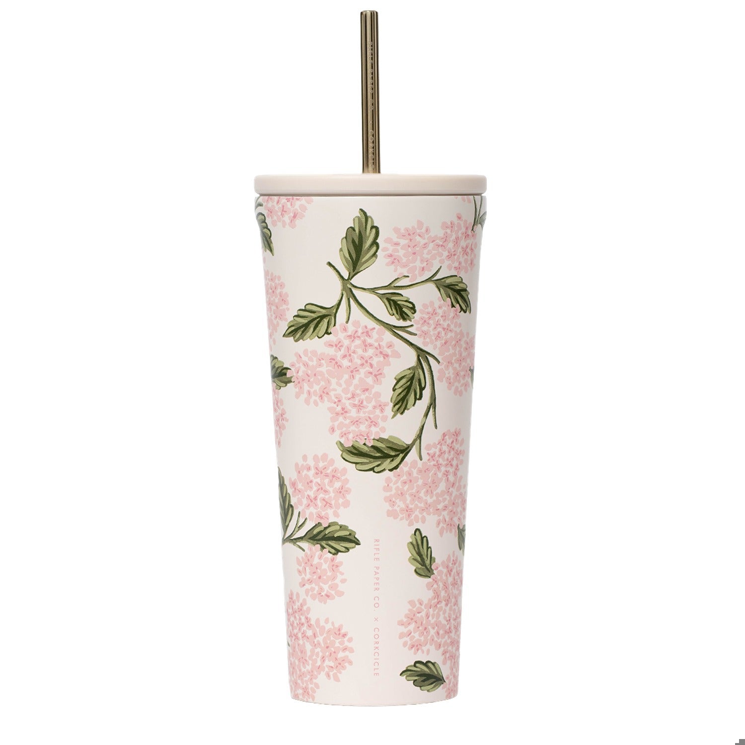 Cold Cup - 24oz Rifle Paper - Pink Hydrangea