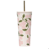 Cold Cup - 24oz Rifle Paper - Pink Hydrangea