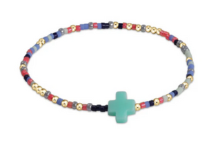 egirl Hope Unwritten Signature Cross Bracelet