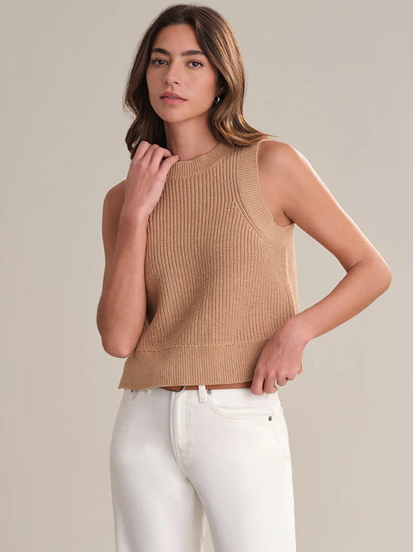 Demi High Crew Neck Tank