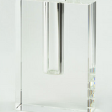 Crystal Glass Bud Vase- Short
