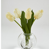 Crystal Vase Round Bubble Large [PH442VAS]