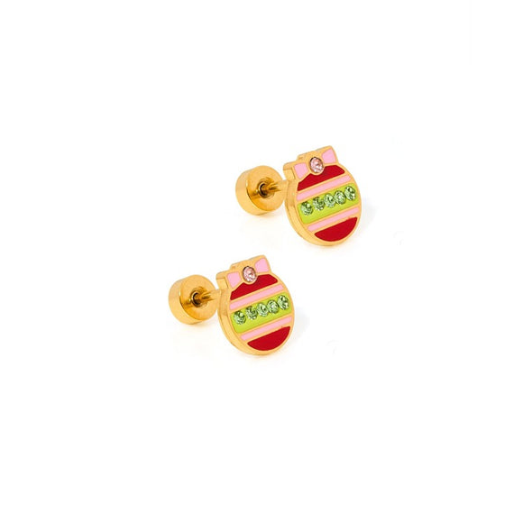 Screwback Stud Earrings | Christmas