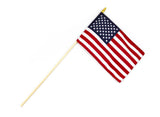American Flag on Staff Made in the USA