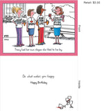 Slogan To Live By Greeting Card