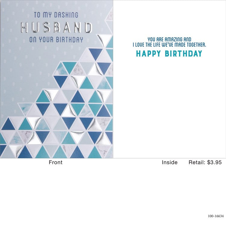 Dashing Husband Greeting Card