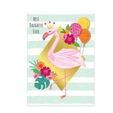 Fabulous Birthday Flamingo Greeting Card