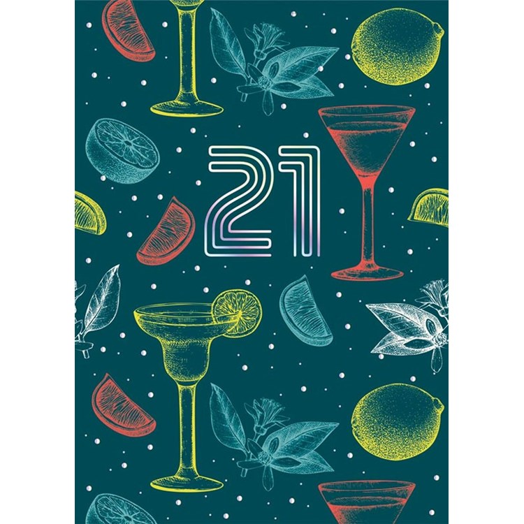 Your 21st Birthday Greeting Card