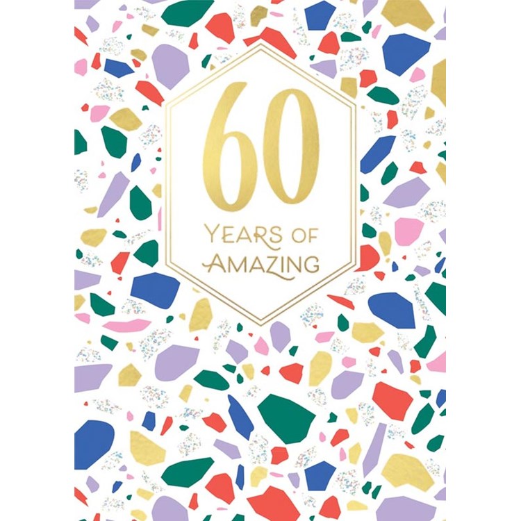 Amazing 60 Greeting Card