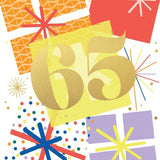 65 Gifts Greeting Card