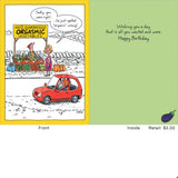 Spelled Organic Wrong Greeting Card