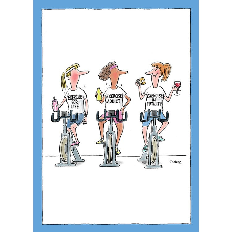 Exercise In Futility Greeting Card