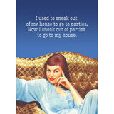 Sneaking Out Greeting Card