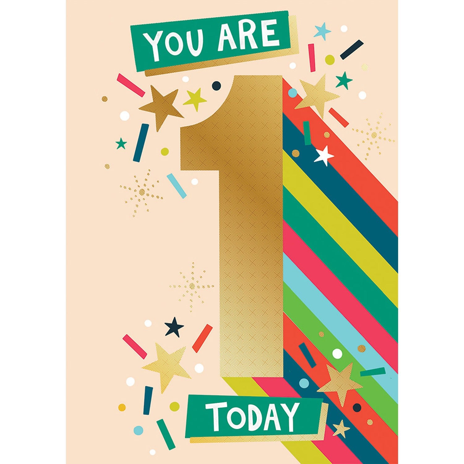 Bold Birthday-1 Greeting Card