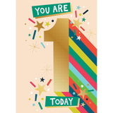 Bold Birthday-1 Greeting Card
