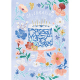 Graceful Cake Bloom Greeting Card