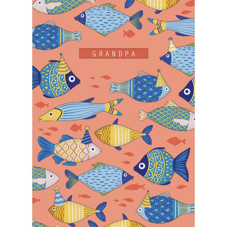 Fin-Tastic Grandpa Greeting Card