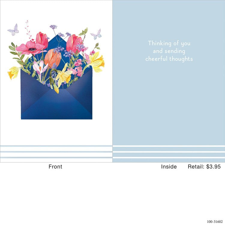 Sending Cheerful Thoughts Greeting Card