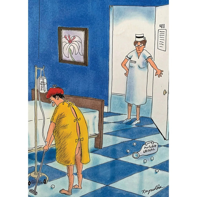 Under Par Greeting Card