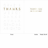 Thank You Languages Greeting Card