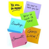 Goodbye Sticky Notes Greeting Card