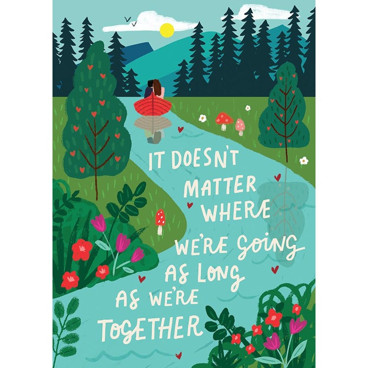 Our Love is a Journey Greeting Card