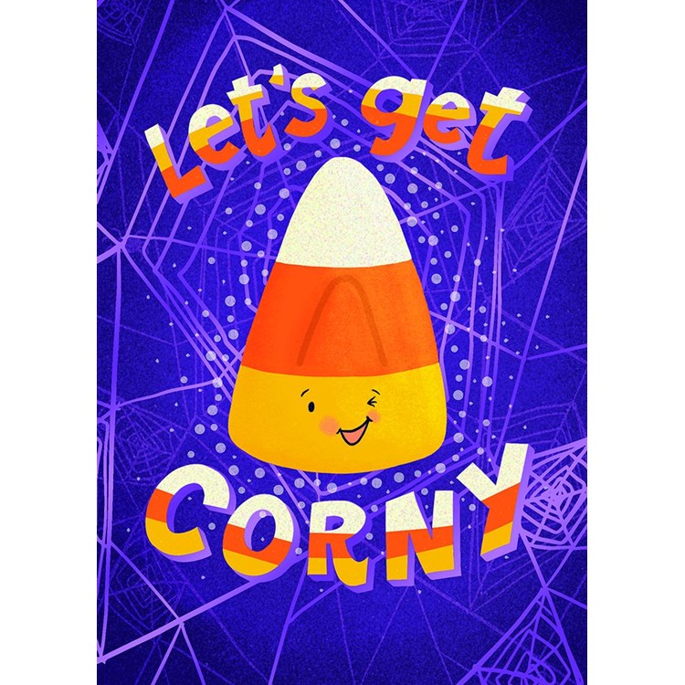 Sweet and Corny Halloween Greeting Card