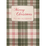 Tartan Plaid Husband Greeting Card