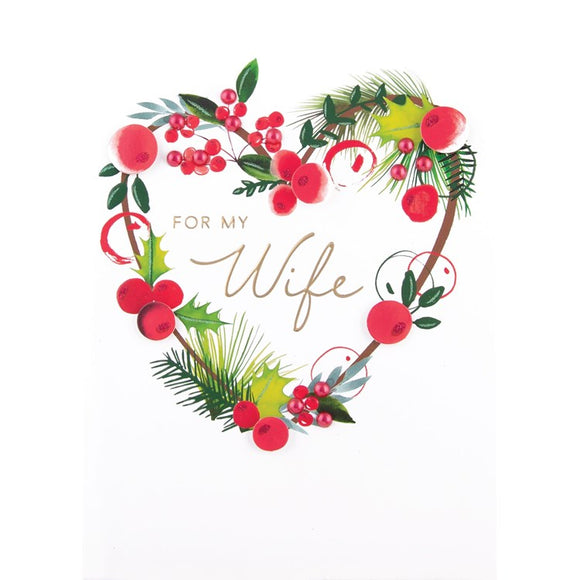 Holly Berry Love You Greeting Card