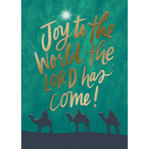 The Lord has Come Camels Greeting Card