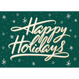 Lit Up Happy Holidays Greeting Card
