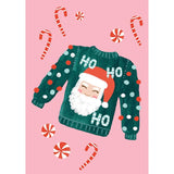 Fancy Christmas Sweater Greeting Card