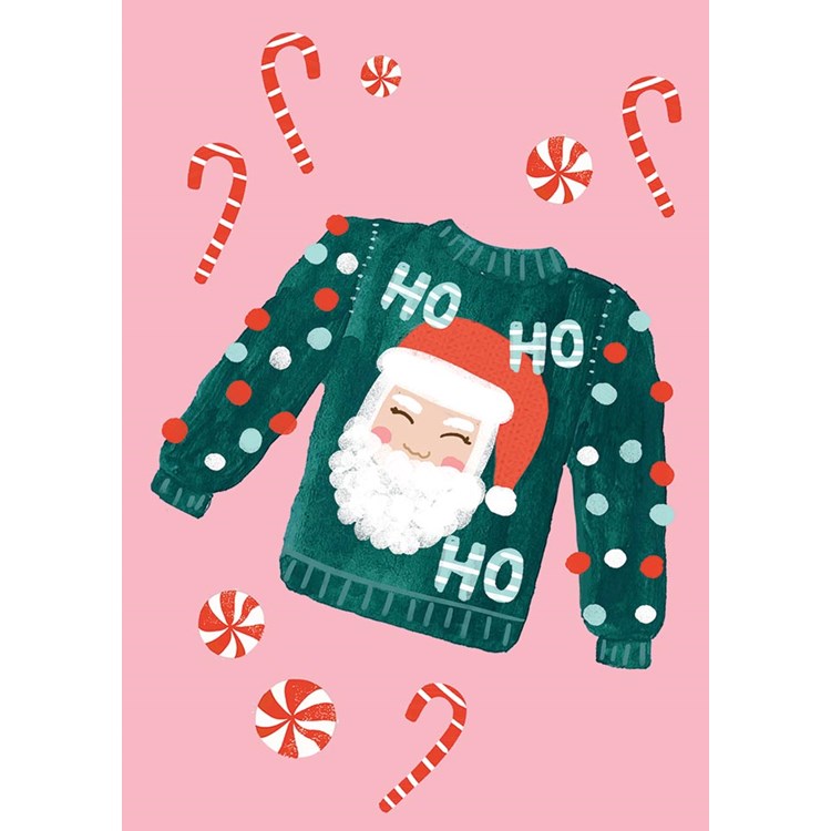 Fancy Christmas Sweater Greeting Card
