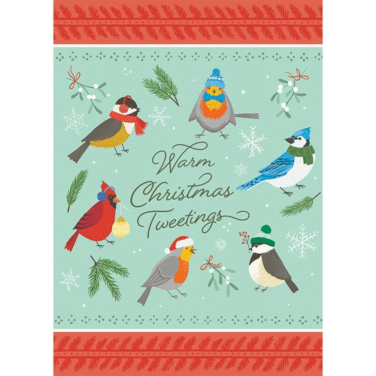 Christmas Tweetings Greeting Card