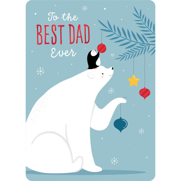 Beary Best Dad Greeting Card