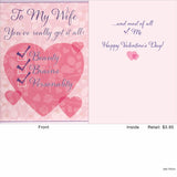 Wife You've Really Got It All Greeting Card